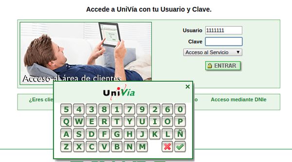Unicaja dumb password rule screenshot