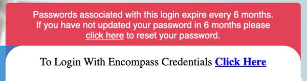 EllieMae Access dumb password rule screenshot
