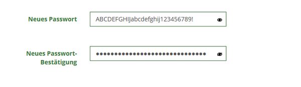 Securvita BKK dumb password rule screenshot