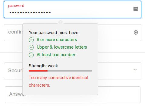 Apple dumb password rule screenshot