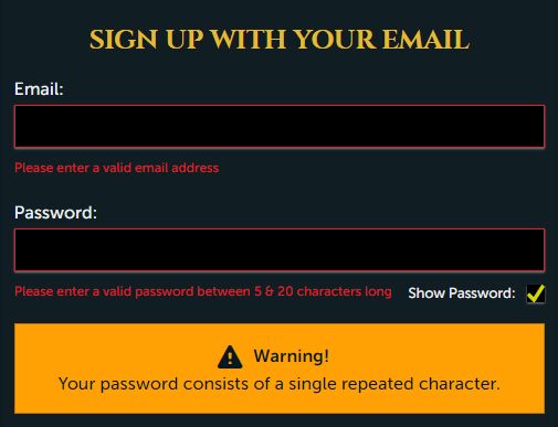 Runescape dumb password rule screenshot