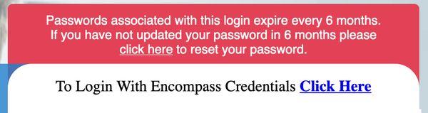 EllieMae Access dumb password rule screenshot