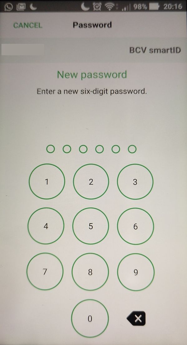 BCV dumb password rule screenshot