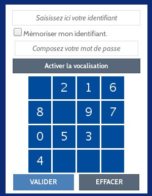 La Banque Postale dumb password rule screenshot